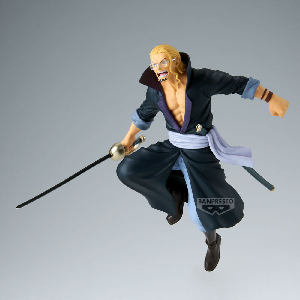 Figura Silvers Rayleight Battle Record One Piece 16cm BANPRESTO