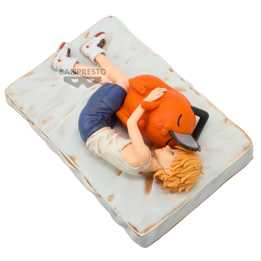 Figura Denji & Pochita Break Time Chainsaw Man 14cm BANPRESTO