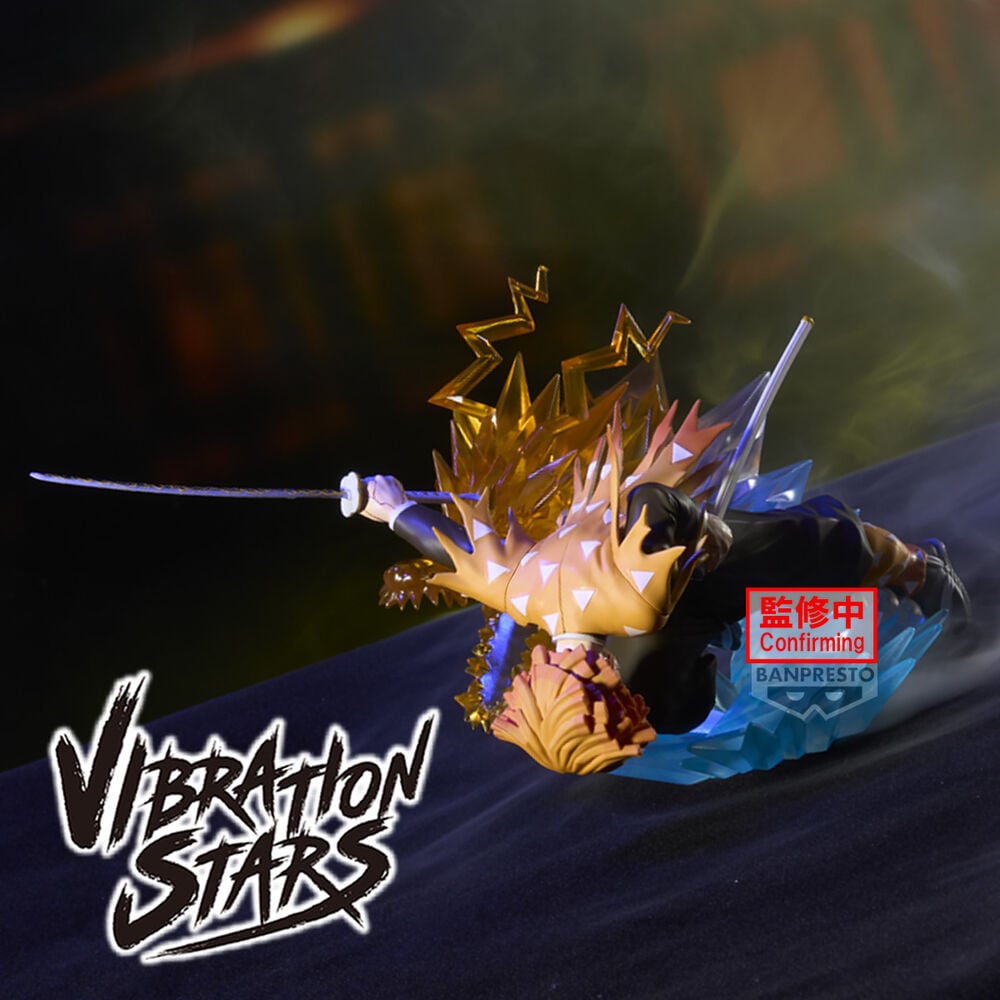 Figura Zenitsu Agatsuma Vibration Stars Demon Slayer Kimetsu no Yaiba 12cm BANPRESTO