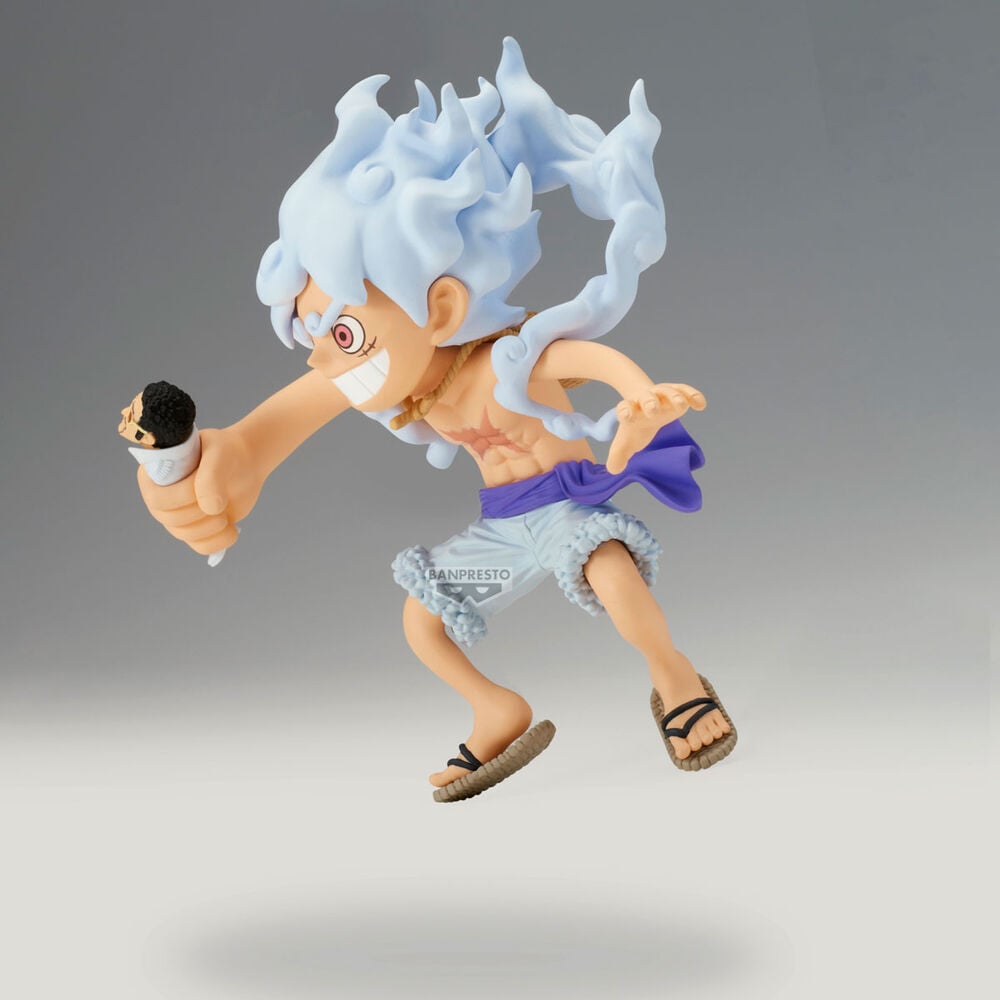 Figura Monkey D. Luffy vs Borsalino Mega World Collectable One Piece 13cm BANPRESTO