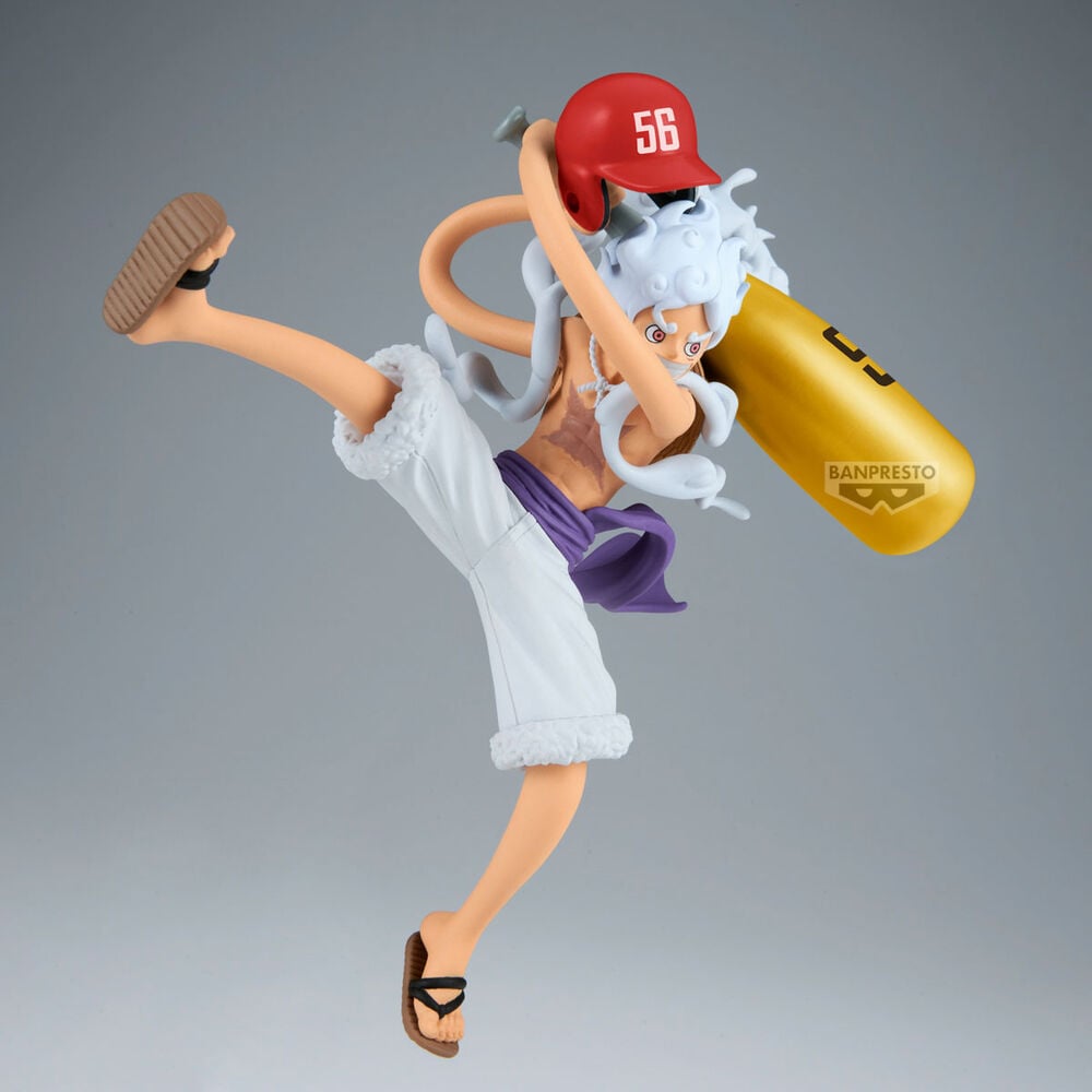 Figura Monkey D. Luffy Gear 5 Battle Record One Piece 17cm BANPRESTO
