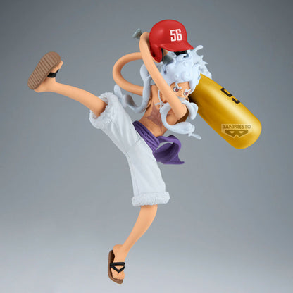 Figura Monkey D. Luffy Gear 5 Battle Record One Piece 17cm BANPRESTO