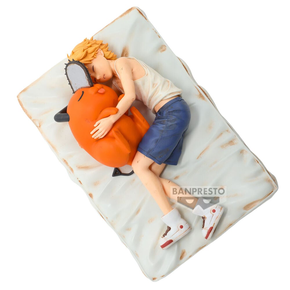Figura Denji & Pochita Break Time Chainsaw Man 14cm BANPRESTO