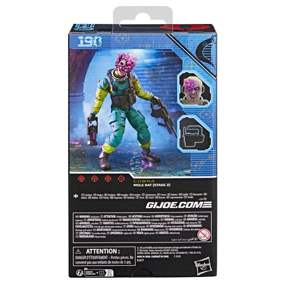Figura Mole Rat Stage 2 Classified Series Cobra G.I. Joe 15cm HASBRO