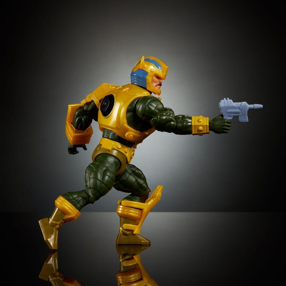Figura Man-At-Arms Bumblebee Transformers Masters of the Universe 14cm MATTEL