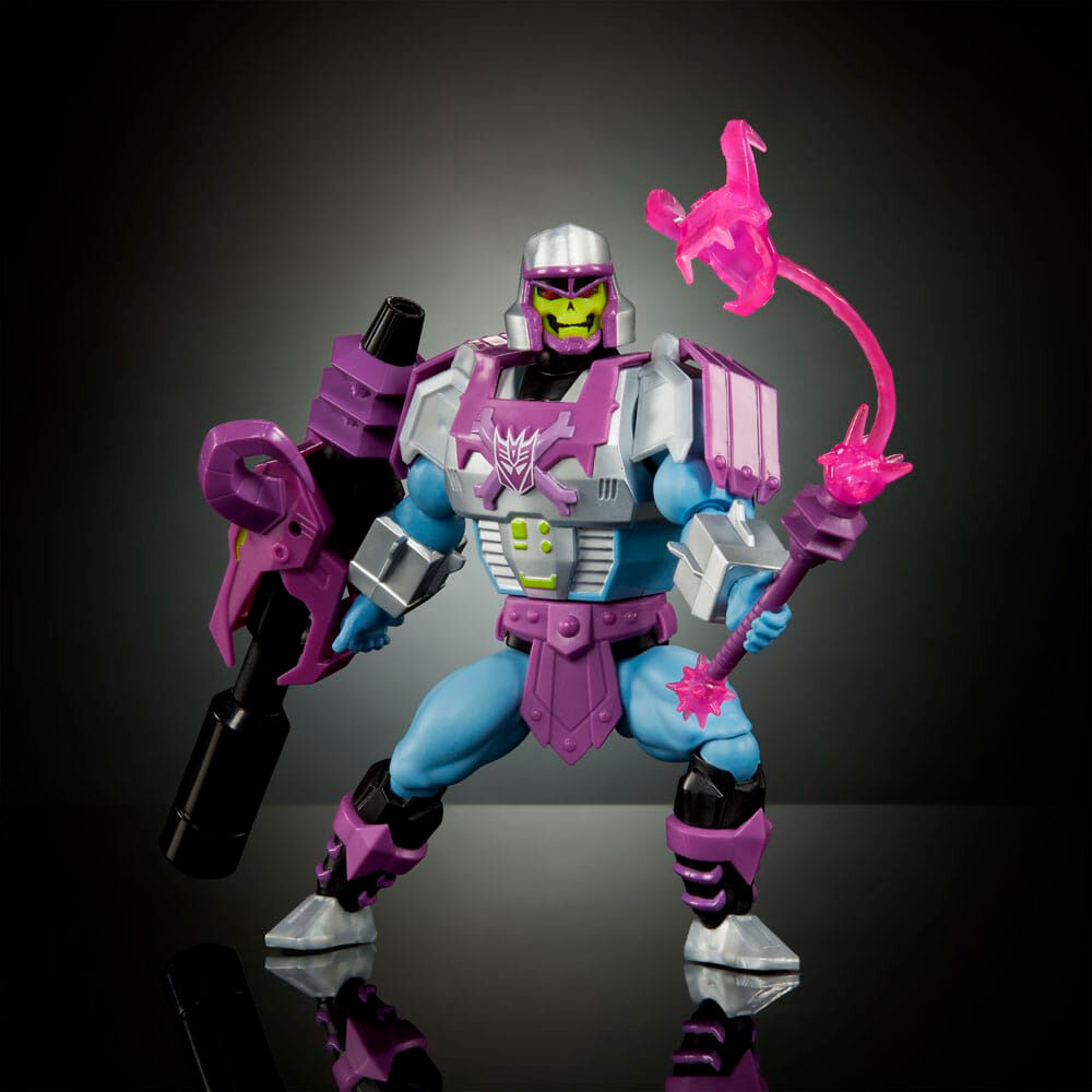Figura Armor Skeletor Megatron Transformers Masters of the Universe 14cm MATTEL