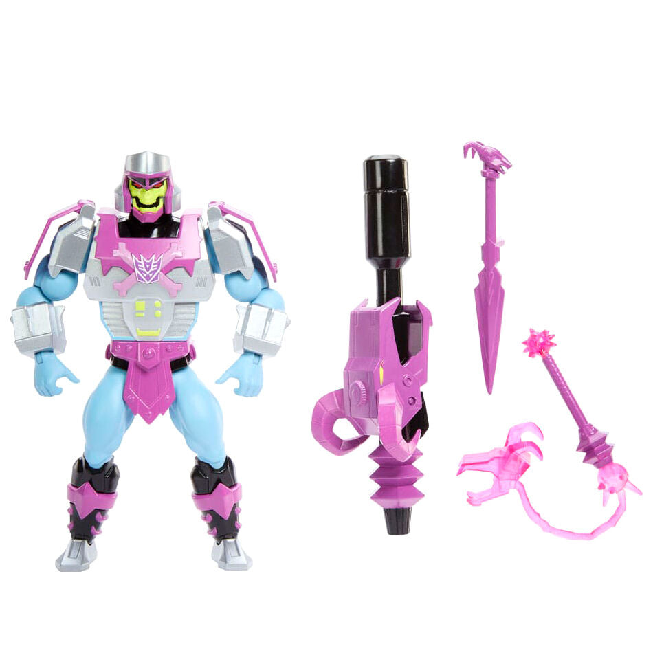 Figura Armor Skeletor Megatron Transformers Masters of the Universe 14cm MATTEL