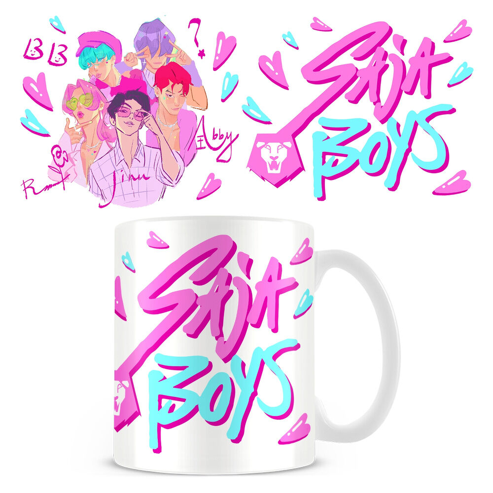 Taza Saja Boys Art KPop Demon Hunters 325ml PYRAMID