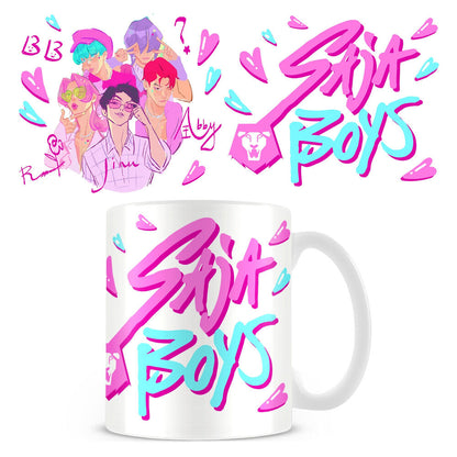 Taza Saja Boys Art KPop Demon Hunters 325ml PYRAMID