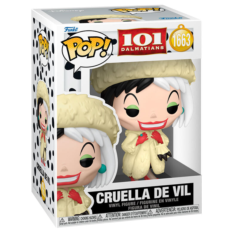 Figura POP Disney 101 Dalmatas Cruella de Vil FUNKO