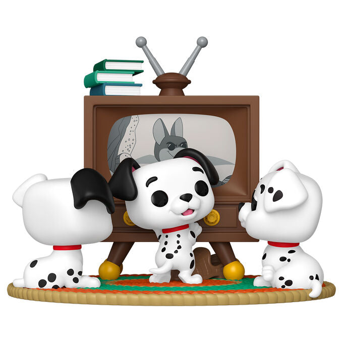 Figura POP Moment Disney 101 Dalmatas Rolly Patch & Lucky with TV FUNKO