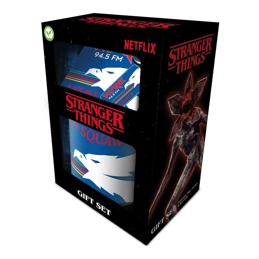 Set Taza + Posavasos y llavero Stranger Things 5 PYRAMID