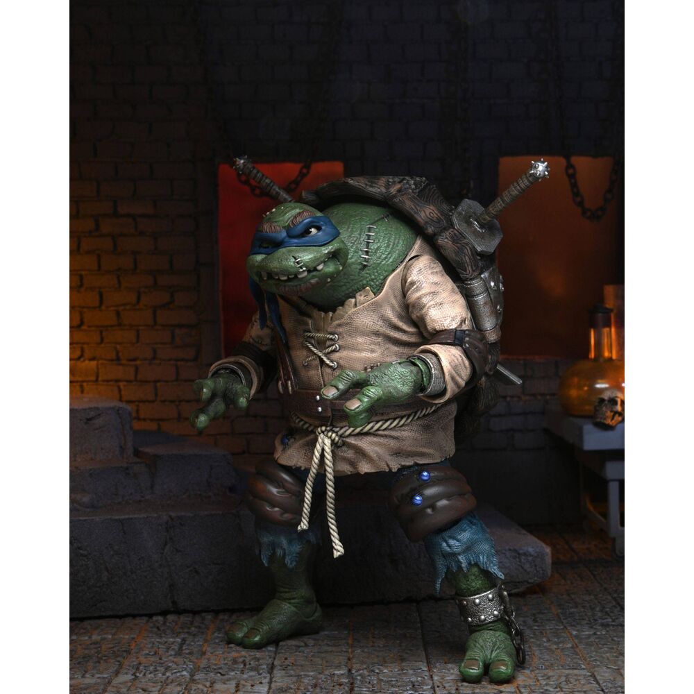 Figura Ultimate Leonardo As Hunchback Tortugas Ninja 18cm NECA