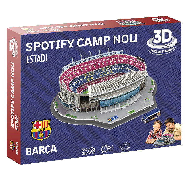 Puzzle 3D Estadio Camp Nou FC Barcelona 98pzs BANBO TOYS