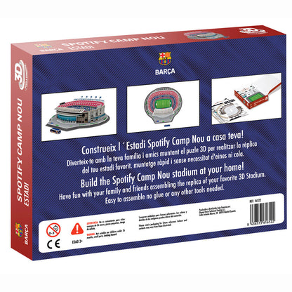 Puzzle 3D Estadio Camp Nou FC Barcelona 98pzs BANBO TOYS
