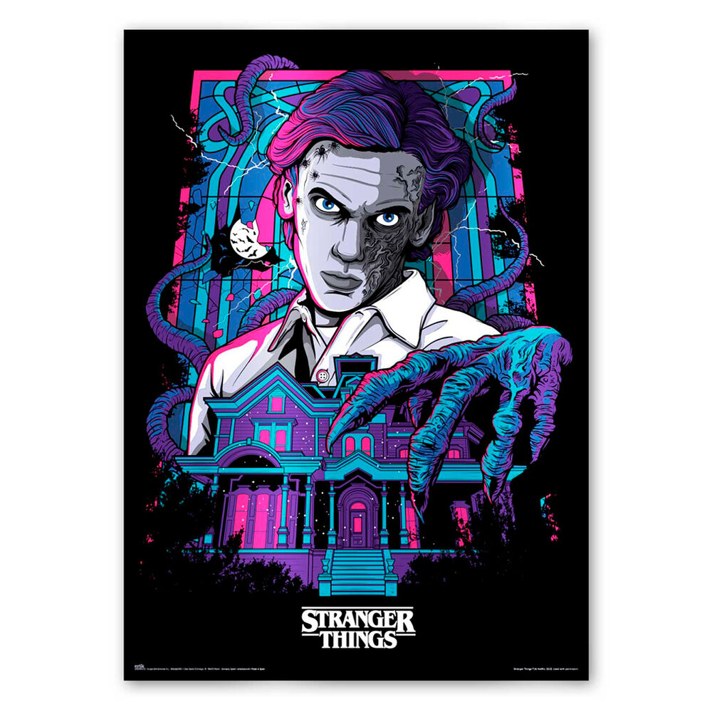 Poster luminiscente Stranger Things ERIK