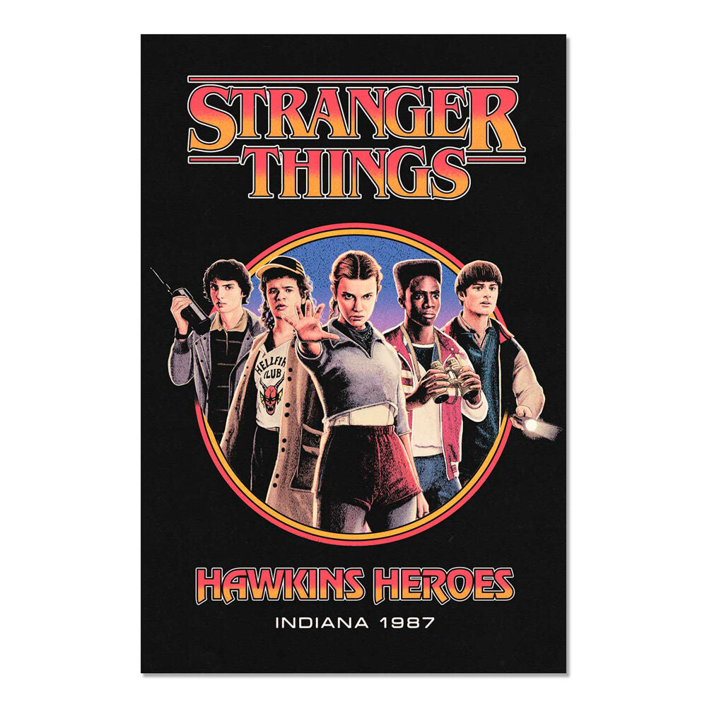 Poster Hawkins Heroes Stranger Things ERIK