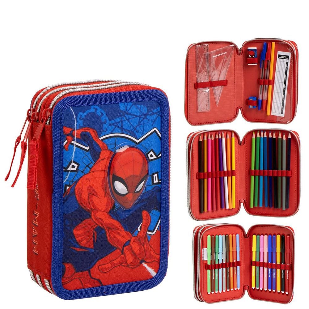 Plumier Spiderman Marvel triple CERDÁ