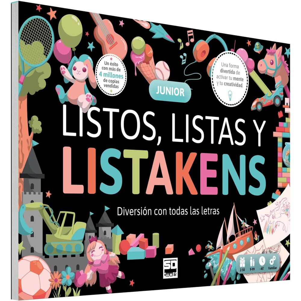 Juego mesa Listos Listas y Listakens Junior español SD GAMES