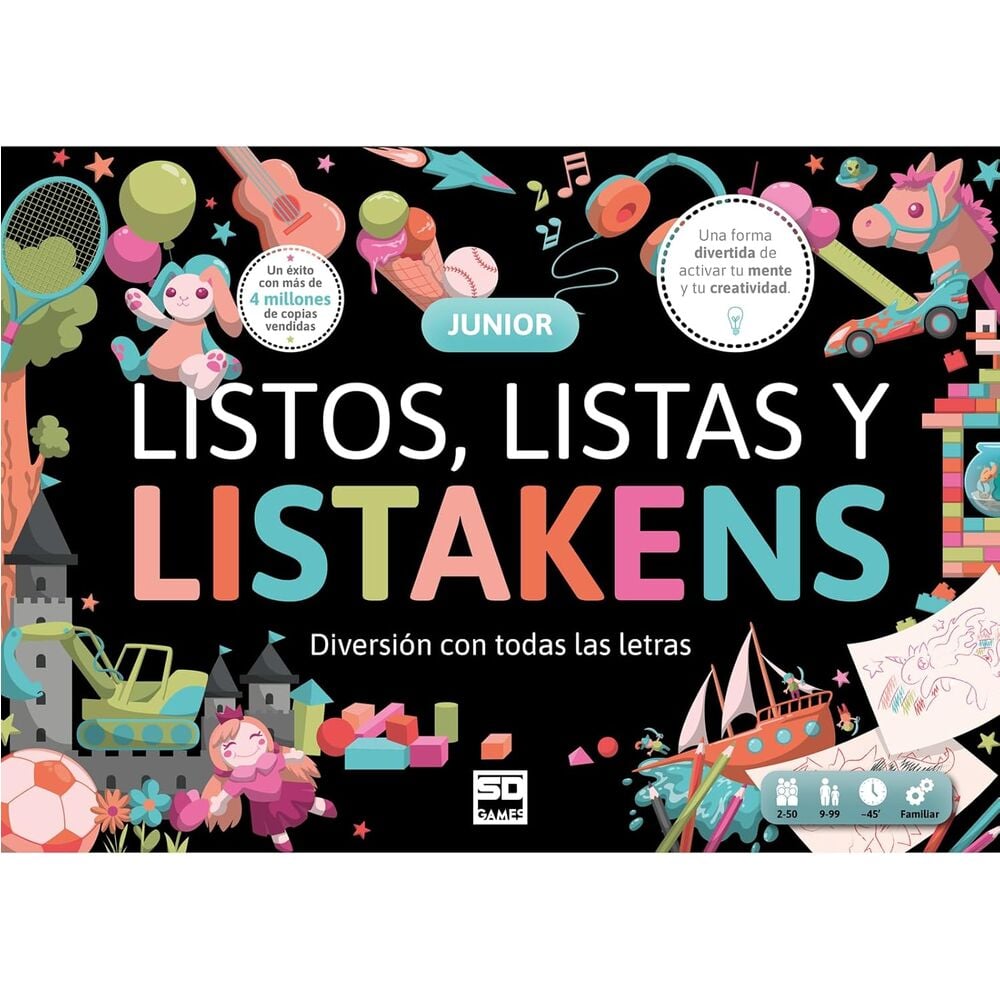 Juego mesa Listos Listas y Listakens Junior español SD GAMES