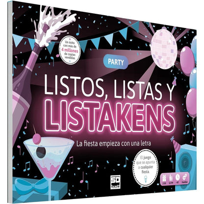 Juego mesa Listos Listas y Listakens Party español SD GAMES