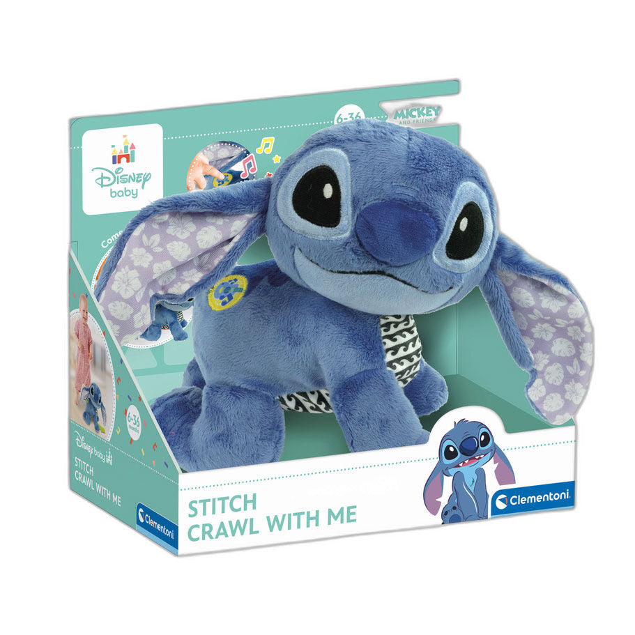 Peluche Baby Stitch Gateos Disney CLEMENTONI