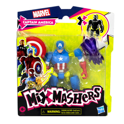 Figura Capitan America Mix Mashers Marvel 12cm HASBRO