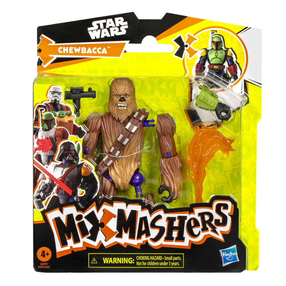 Figura Chewbacca Mix Mashers Star Wars 12cm HASBRO