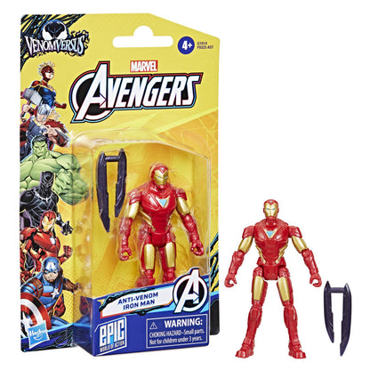 Figura Iron Man Anti- Venom Los Vengadores Avengers Marvel 10cm HASBRO