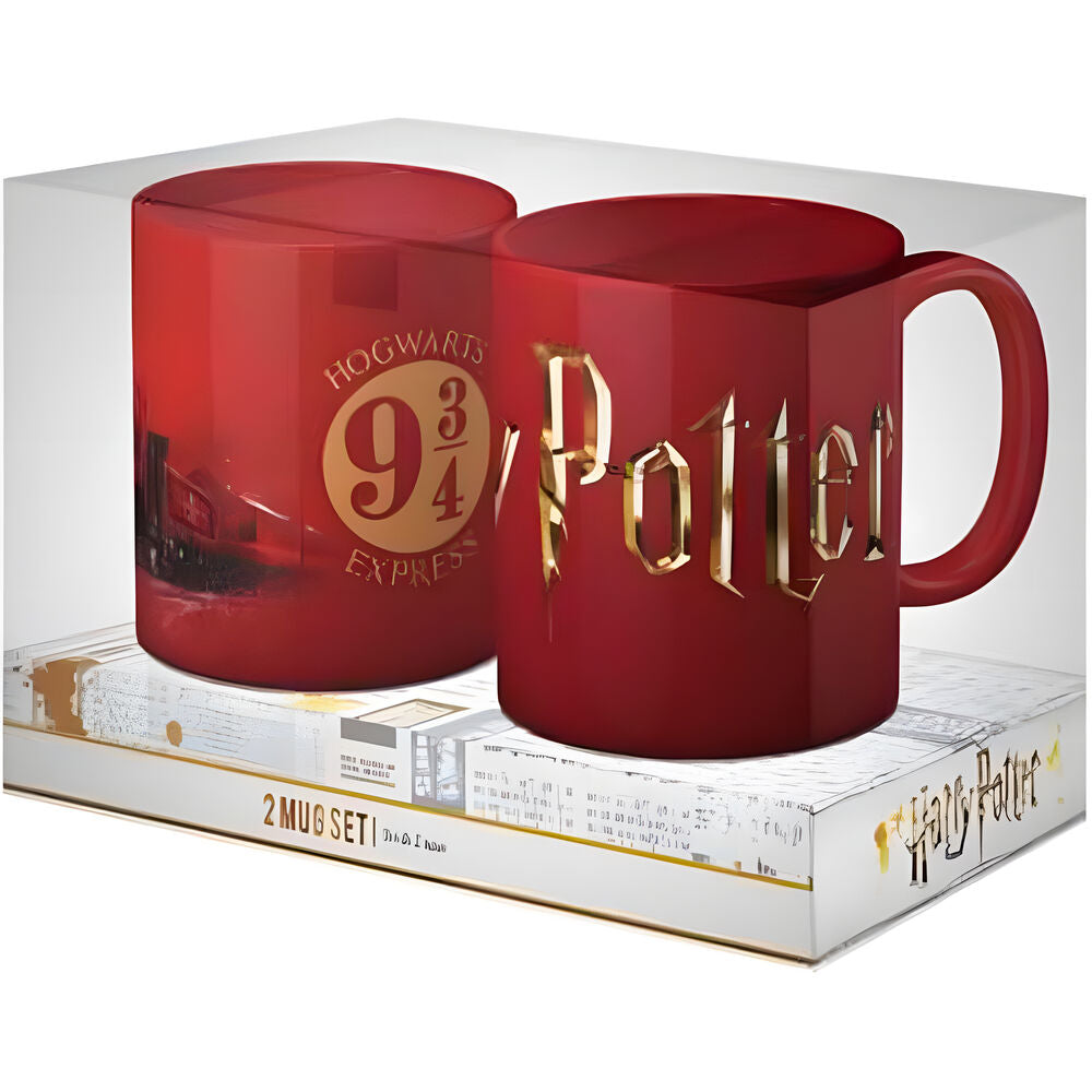 Set tazas logo Hogwarts Harry Potter SD TOYS