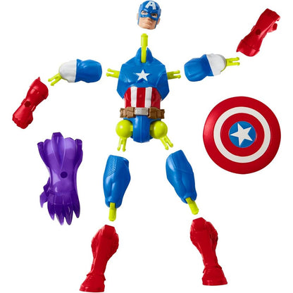 Figura Capitan America Mix Mashers Marvel 12cm HASBRO