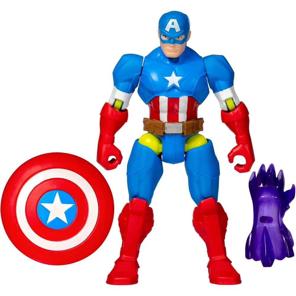 Figura Capitan America Mix Mashers Marvel 12cm HASBRO