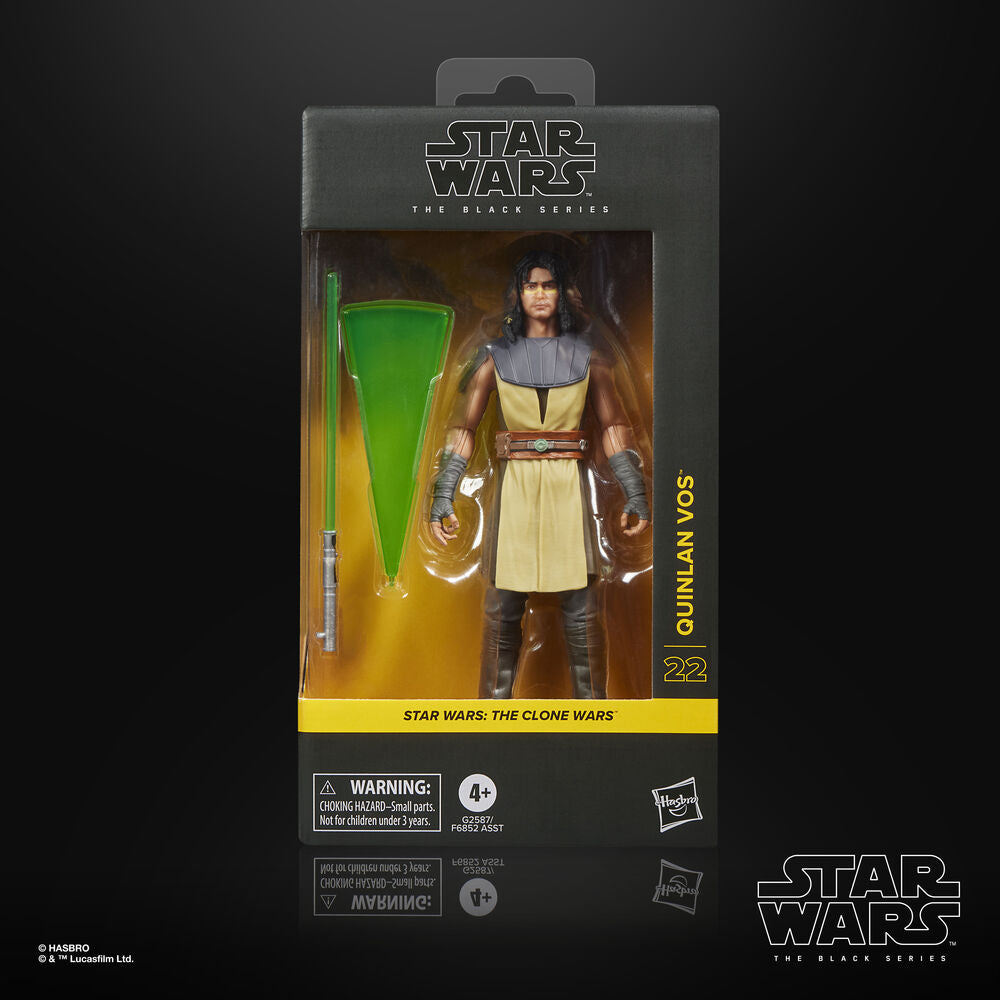 Figura Quinlan Vos The Clone Wars Star Wars 15cm HASBRO