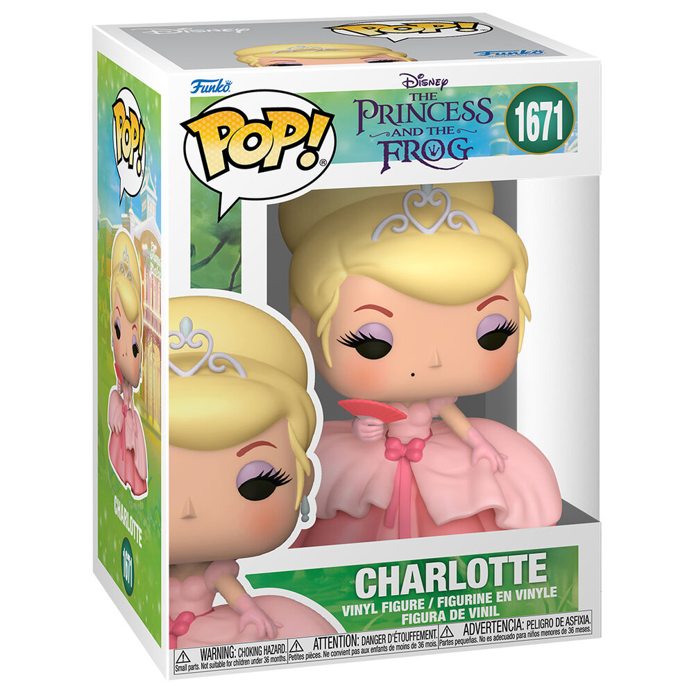 Figura POP Disney Tiana y el Sapo Charlotte FUNKO