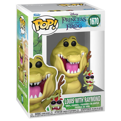 Figura POP Disney Tiana y el Sapo Louis with Raymond FUNKO