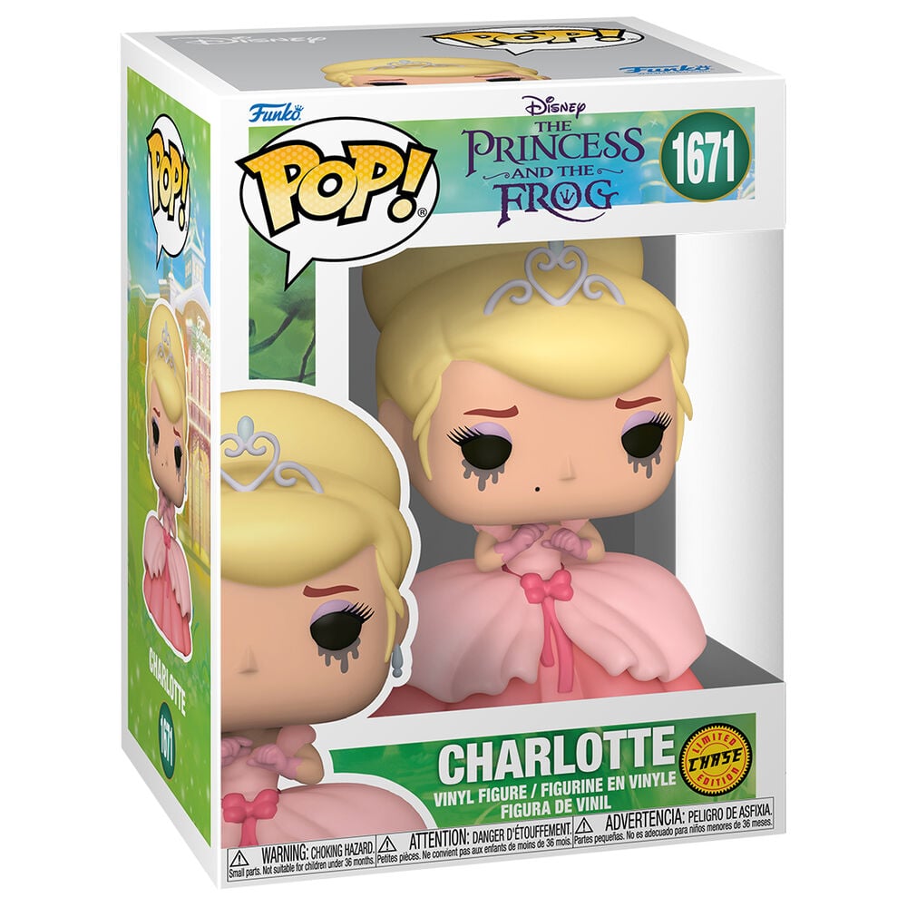 Figura POP Disney Tiana y el Sapo Charlotte Chase FUNKO