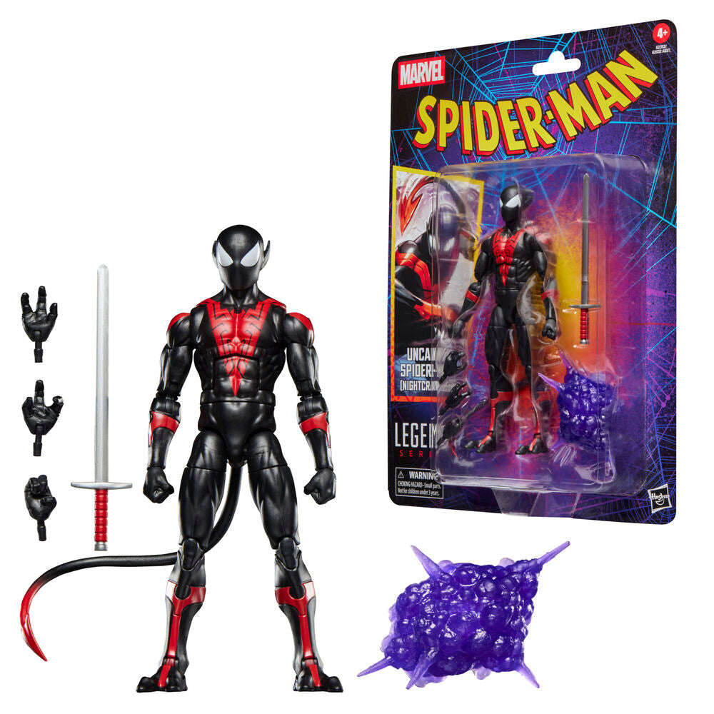 Figura Uncanny Spider-Man Nightcrawler Spider-Man Marvel Legends Series 15cm HASBRO