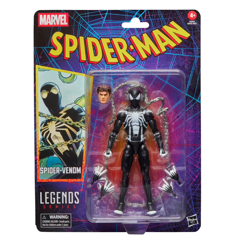Figura Spider-Venom Spider-Man Marvel Legends Series 15cm HASBRO