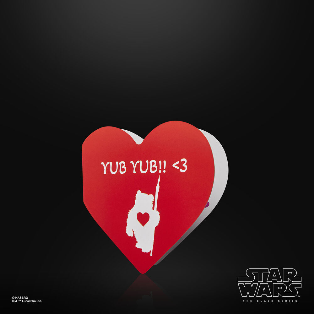 Figura Ewok Valentine's Day Edition Star Wars 15cm HASBRO