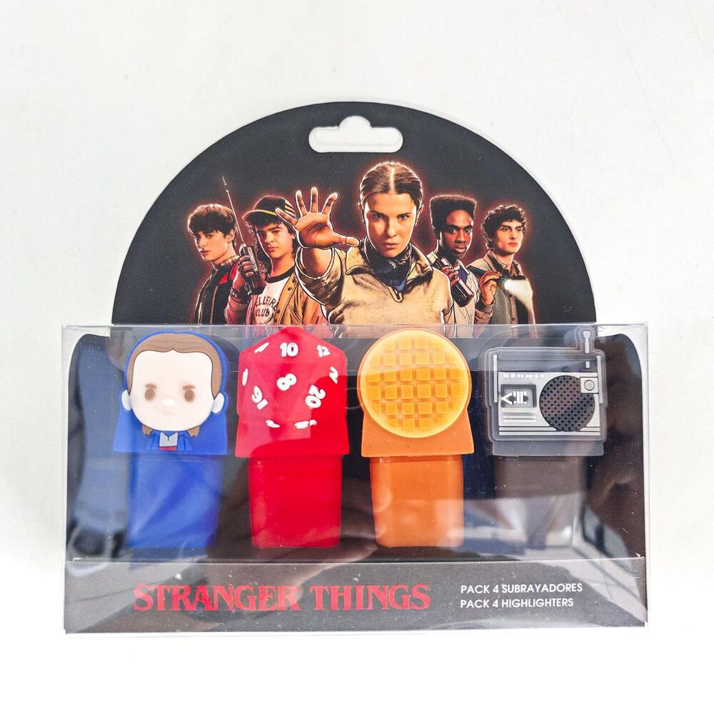 Set 4 Subrayadores Stranger Things CERDÁ