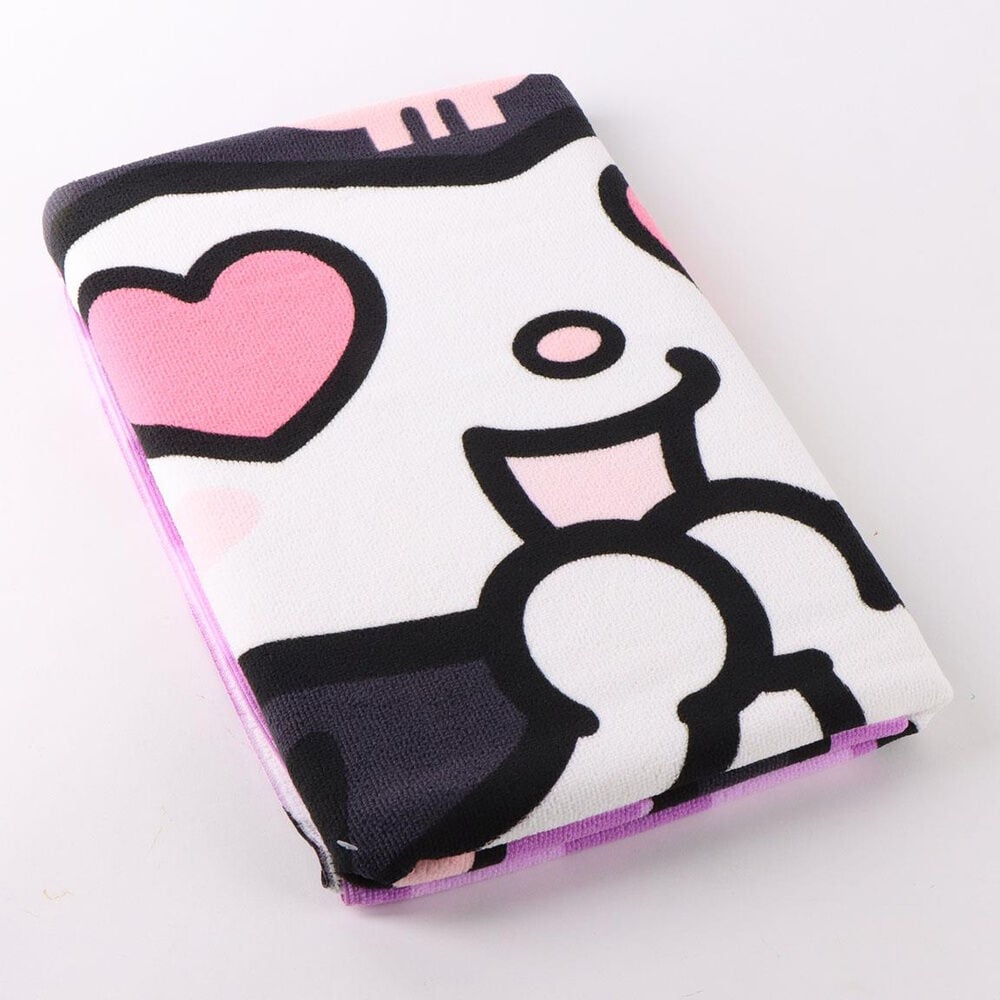 Toalla Kuromi Hello Kitty microfibra CERDÁ