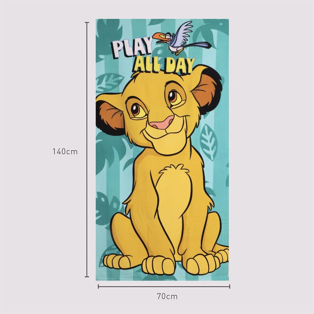 Toalla El Rey Leon Disney microfibra CERDÁ