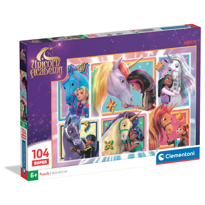 Puzzle Academia de Unicornios 104pzs CLEMENTONI