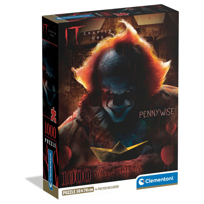 Puzzle Pennywise IT 1000pzs CLEMENTONI