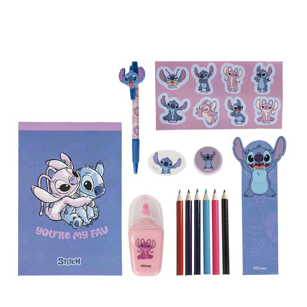 Set papeleria Stitch Disney CERDÁ