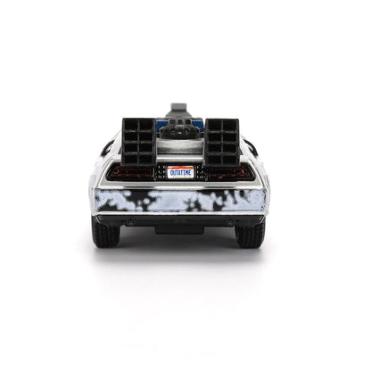 Replica Dlorean Efecto Hielo Time Machine 40th Anniversary Regreso al Futuro JADA TOYS