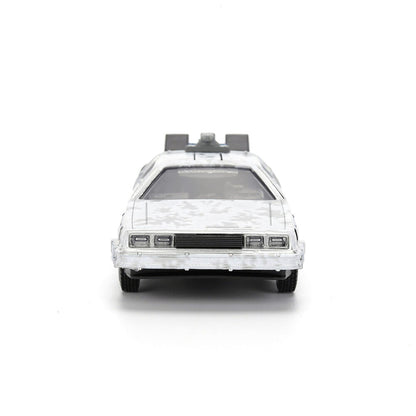 Replica Dlorean Efecto Hielo Time Machine 40th Anniversary Regreso al Futuro JADA TOYS