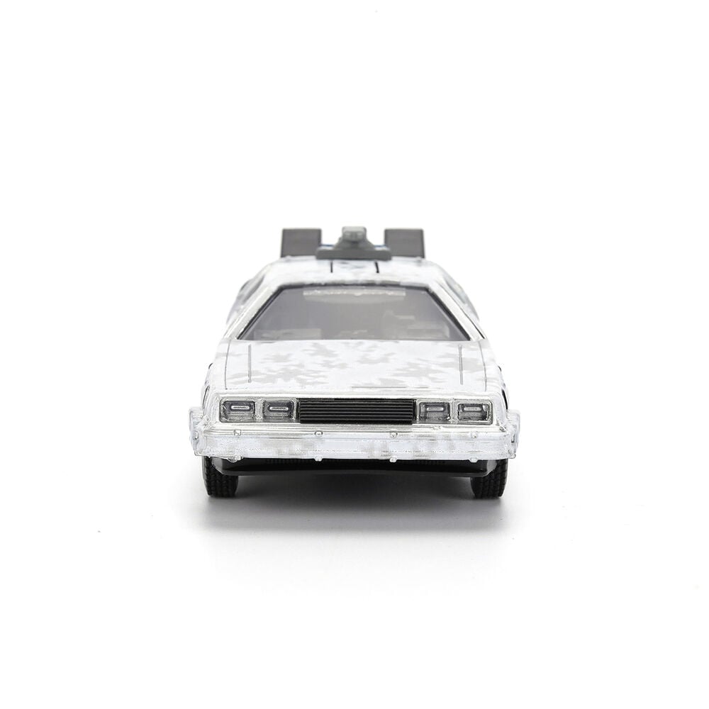 Replica Dlorean Efecto Hielo Time Machine 40th Anniversary Regreso al Futuro JADA TOYS