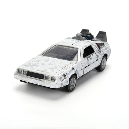 Replica Dlorean Efecto Hielo Time Machine 40th Anniversary Regreso al Futuro JADA TOYS