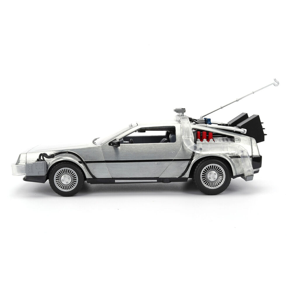 Replica DLorean Hollywood Rides Time Machine 40th Anniversary Regreso al Futuro JADA TOYS